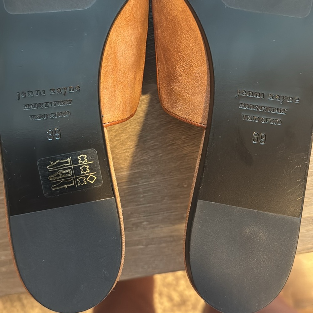 Jenni Kayne brown suede mules, size 39. - Picture 6 of 6